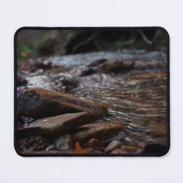 Item preview, Rocky Stream, Mountain Creek with Smooth Running Water and Rich Colored Rocks with a Moody Atmosphere designed and sold by PrettyLittlePic.