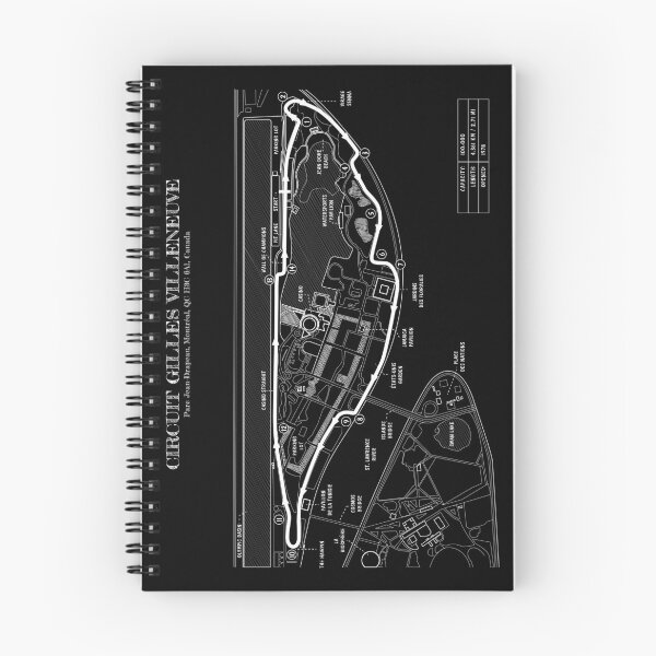Item preview, Circuit Gilles Villeneuve (White Stencil-No Background) designed and sold by BGALAXY.