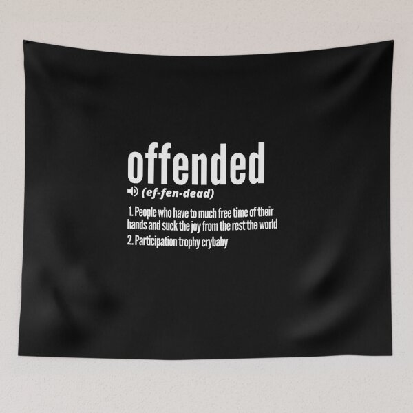 Item preview, Funny Offended Definition - Sarcasm Sarcastic Graphic Print  designed and sold by Vibbin4Life33.
