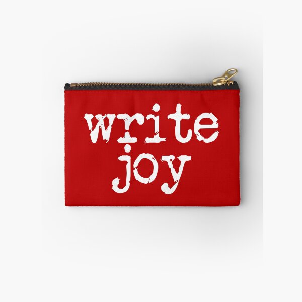 Item preview, write joy white on red vertical designed and sold by TeaRoseWriter.