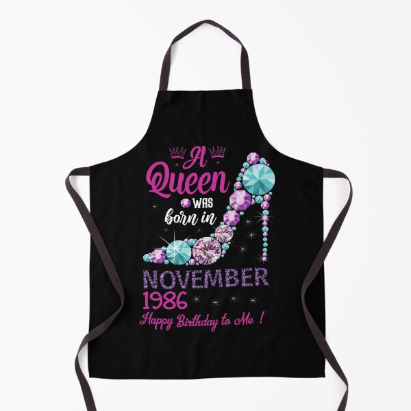 Item preview, A queen was born in November 35th Birthday 1986 designed and sold by Ibu83.