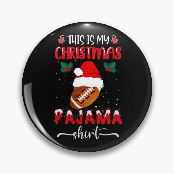 Item preview, This Is My Christmas Pajama Shirt Football designed and sold by NessiCreates.