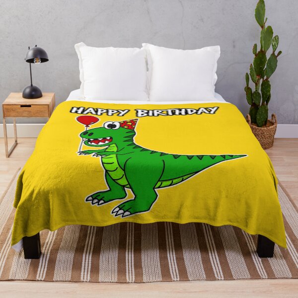 Item preview, Happy Birthday T-Rex Dinosaur Tyrannosaurus Rex Funny designed and sold by doodlerob.