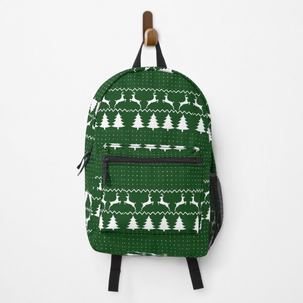 Item preview, Green and white christmas tree and deer designed and sold by LukjanovArt.