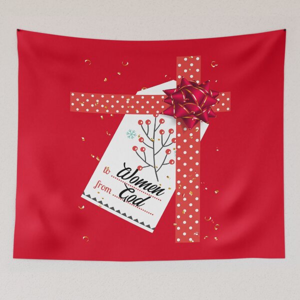 Item preview, God’s Gift to Women Christmas Present - Christmas Red designed and sold by johnta17.