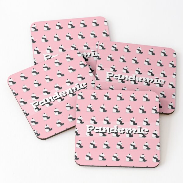 Item preview, Pandemic panda pattern phone case designed and sold by PhoneCapsule.