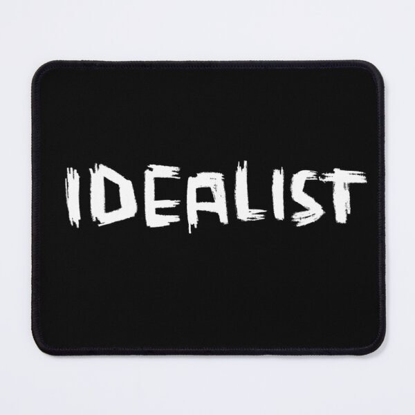 Item preview, Idealist, bold hand lettering for Optimist designed and sold by badlydrawnbabe.