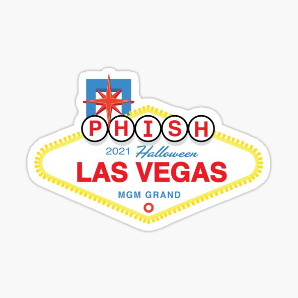 Phish Las Vegas Halloween 2021 Sticker