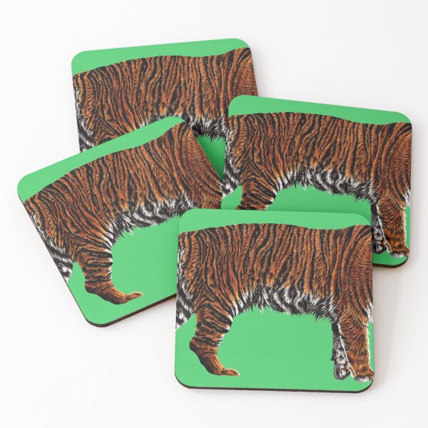 Item preview, Amur tiger green designed and sold by LorenDowding.