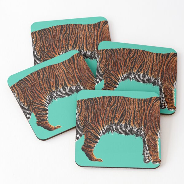 Item preview, Amur tiger blue designed and sold by LorenDowding.