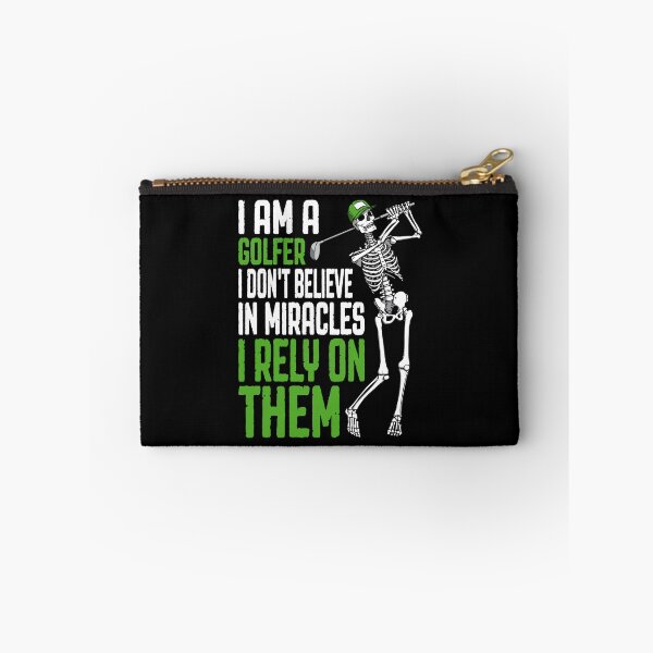 Item preview, I Rely On Golf Miracles Funny Skeleton Golfer Quote designed and sold by GrandeDuc.
