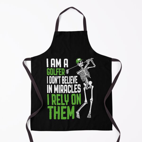 Item preview, I Rely On Golf Miracles Funny Skeleton Golfer Quote designed and sold by GrandeDuc.