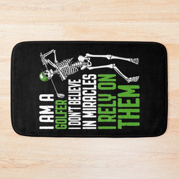 Item preview, I Rely On Golf Miracles Funny Skeleton Golfer Quote designed and sold by GrandeDuc.