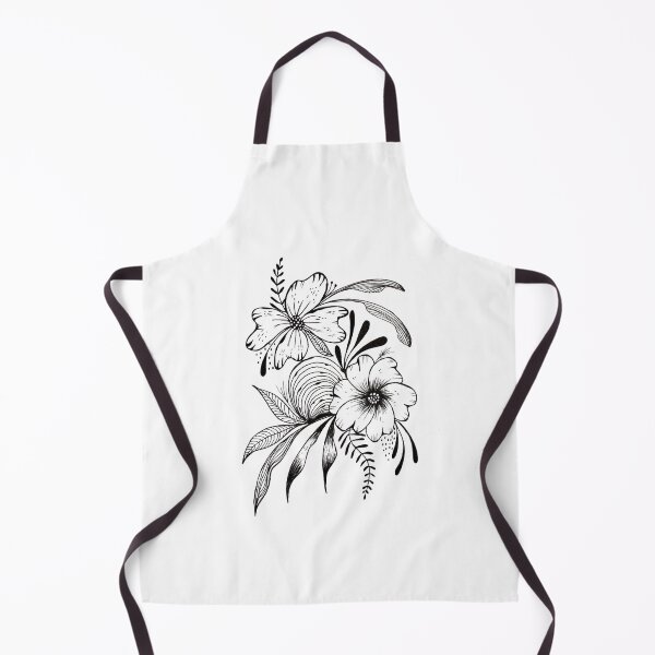 Item preview, droopy leaves ink illustration designed and sold by pilarsart.