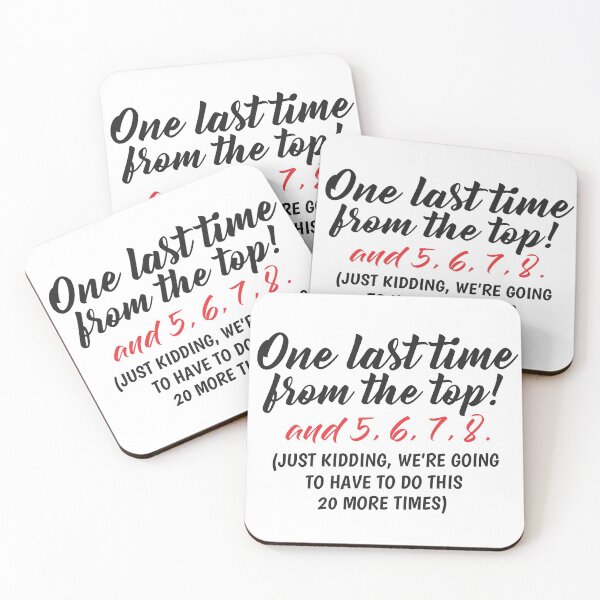 Item preview, One Last Time From The Top and 5, 6, 7, 8 designed and sold by MellowManatees.