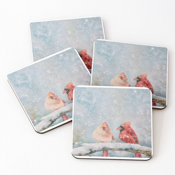 Item preview, Winter Birds - Watercolor designed and sold by ArtsyWishy.
