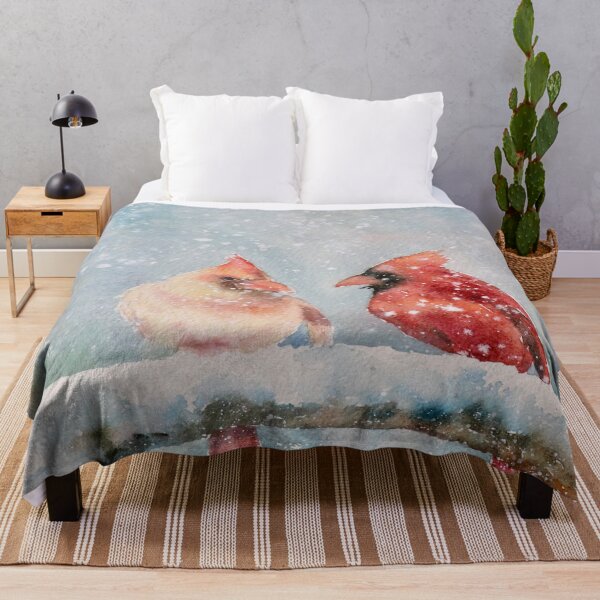 Item preview, Winter Birds - Watercolor designed and sold by ArtsyWishy.