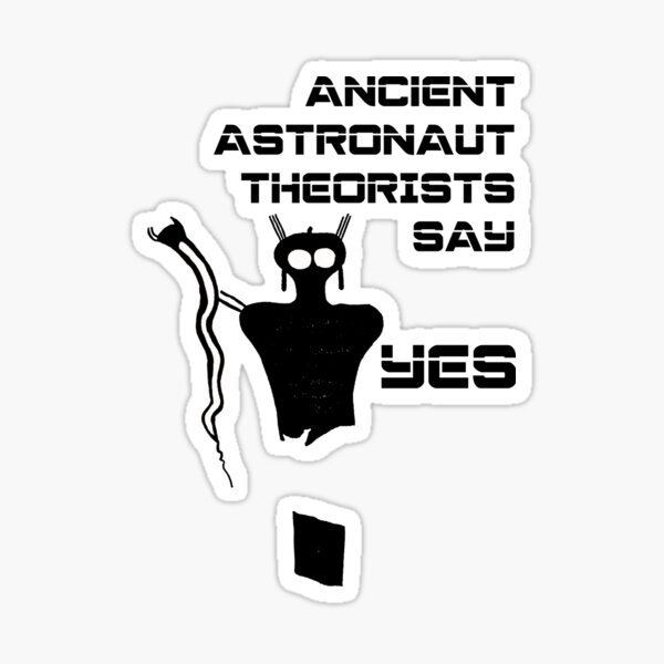 Ancient Astronaut Sego Canyon Sticker
