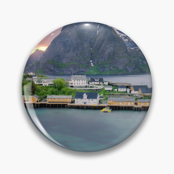 Item preview, Sakrisøy_Rorbuer_Lofoten_Norway_Midnight_Sun designed and sold by KeiserOne.