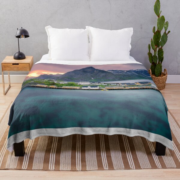 Item preview, Sakrisøy_Rorbuer_Lofoten_Norway_Midnight_Sun designed and sold by KeiserOne.
