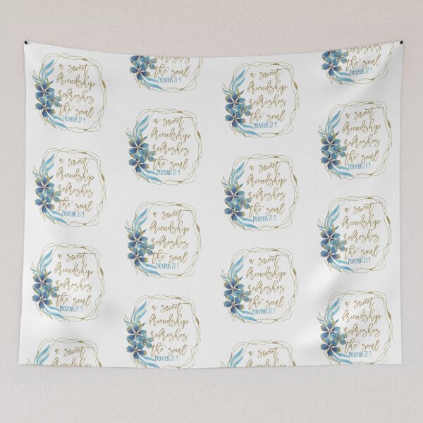 Item preview, A Sweet Friendship Refreshes The Soul, Proverbs 27:9 designed and sold by 3bythelake.