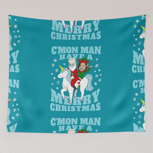 Item preview, christmas santa claus joe biden kamala harris unicorn designed and sold by Gossip Rag.