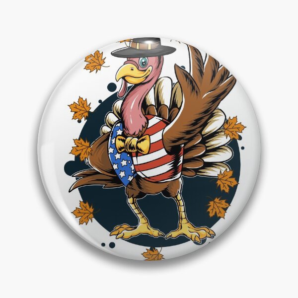 Item preview, Thankgiving Turkey Happy Thanksgiving day USA Flag  designed and sold by MediTees.