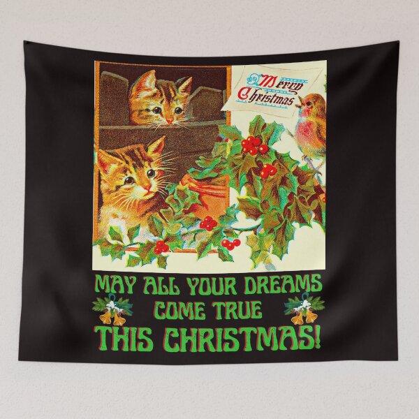 Item preview, May all Your Dreams come True this Vintage Christmas! designed and sold by Goblinkind Publications.