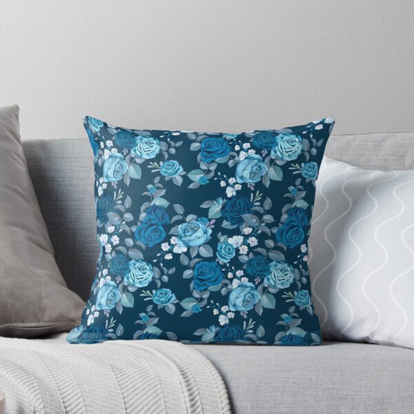 Item preview, Vintage flower pattern, Beautiful Blue watercolor flower seamless pattern designed and sold by AllboutTeesigns.