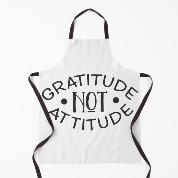 Item preview, Gratitude not attitude designed and sold by Inspiro Studio.