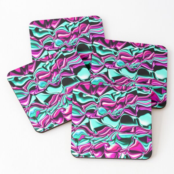 Item preview, Abstract Art Pink and Blue Shades designed and sold by chahakisha.