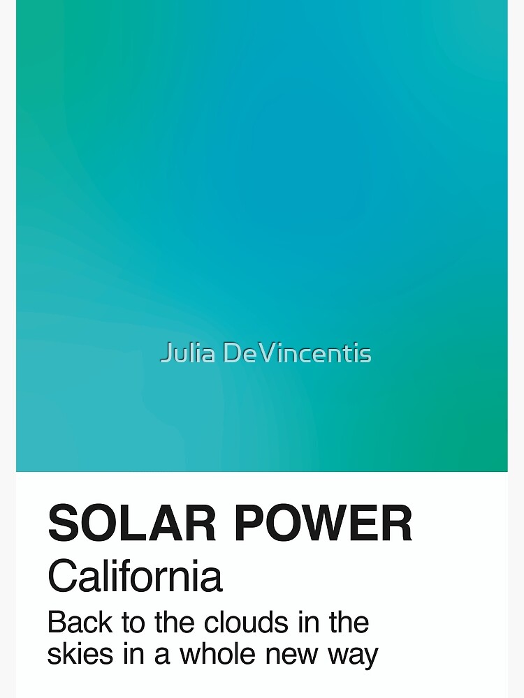 Solar Power Pantone Swatch Sticker for Sale by Julia DeVincentis