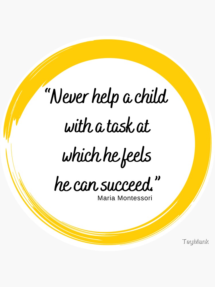 Maria Montessori Citations sur les enfants