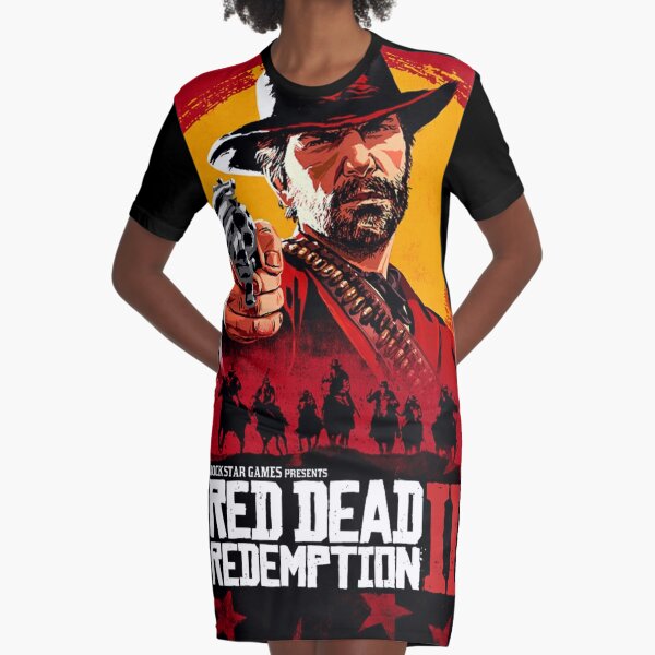 camisa de jogo personalizada arte Red Dead Redemption Arthur