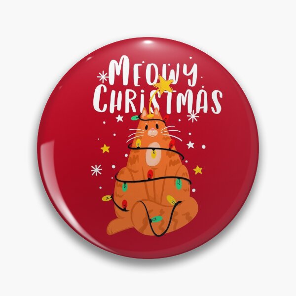 Item preview, Meowy Christmas Funny Ginger Cat  designed and sold by SusanaDesigns.