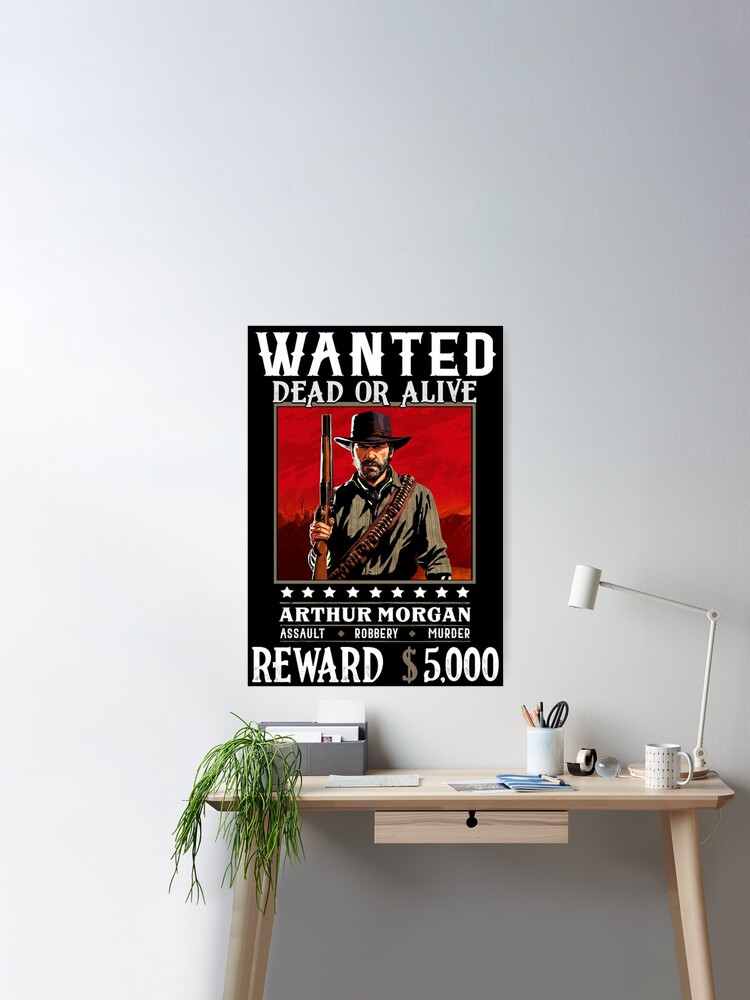 WANTED: Arthur Morgan (fan art) : r/reddeadredemption