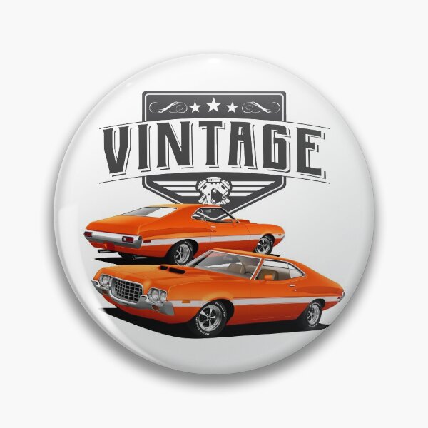 Item preview, Vintage Orange Torino designed and sold by Yourauto.