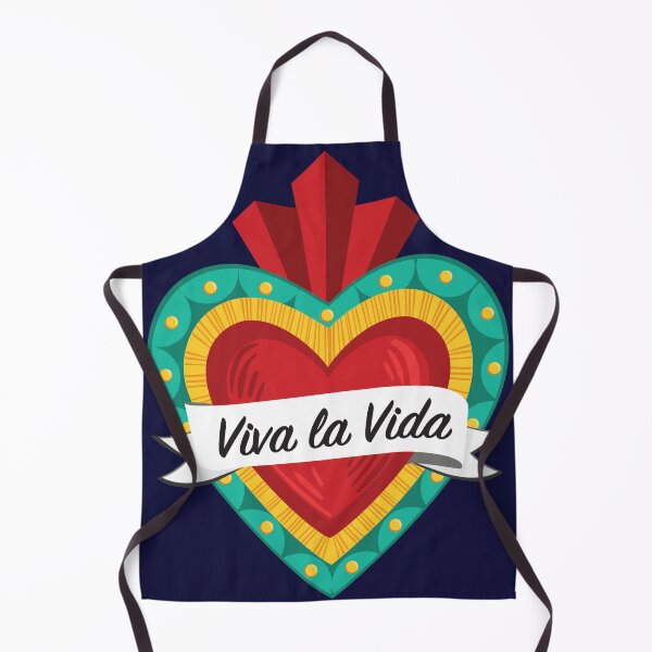 Item preview, Mexican Sacred Heart III / "Viva la Vida" Frida Kahlo's Quote in Spanish by Akbaly designed and sold by Akbaly.
