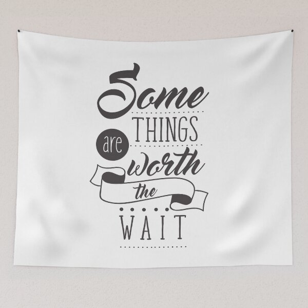 Item preview, Some things are worth the wait designed and sold by Inspiro Studio.