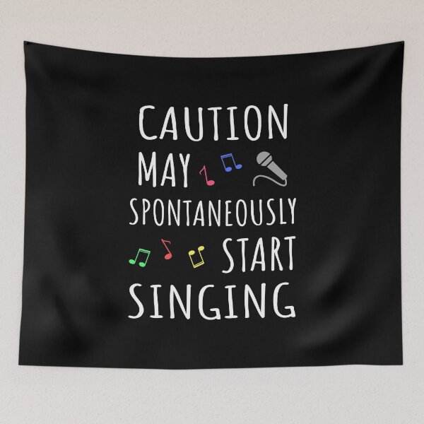 Item preview, Caution May Start Singing III designed and sold by Lemon Pepper.