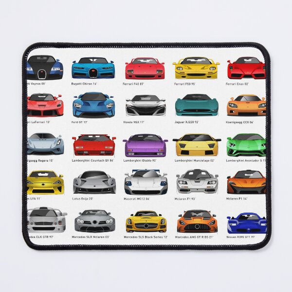 Item preview, Super Cars (W) designed and sold by Alt_ Illustrations.