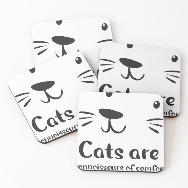 Item preview, Cats Are Connoisseurs Of Comfort, Funny For Cat Lover designed and sold by BarryStore10.