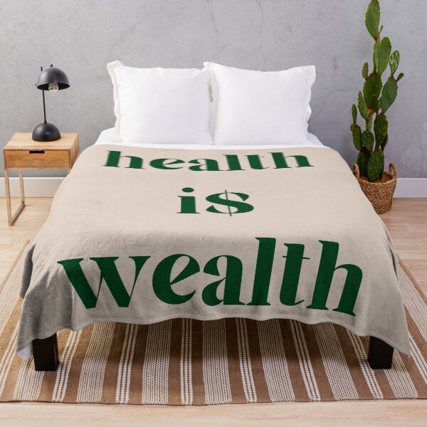 Item preview, health i$ wealth designed and sold by Caitlyn Murphy.