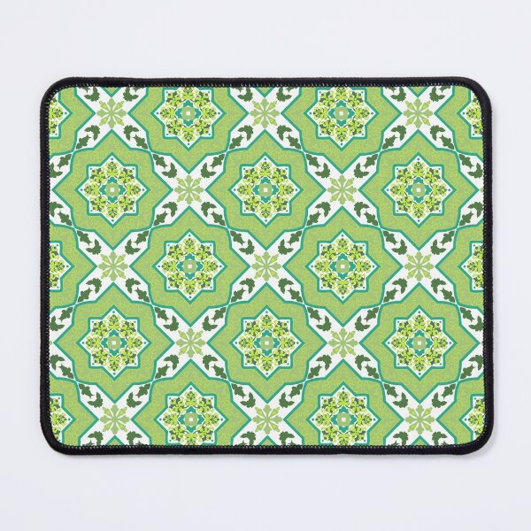 Item preview, Spanish geometric pattern green shades designed and sold by urban-color.