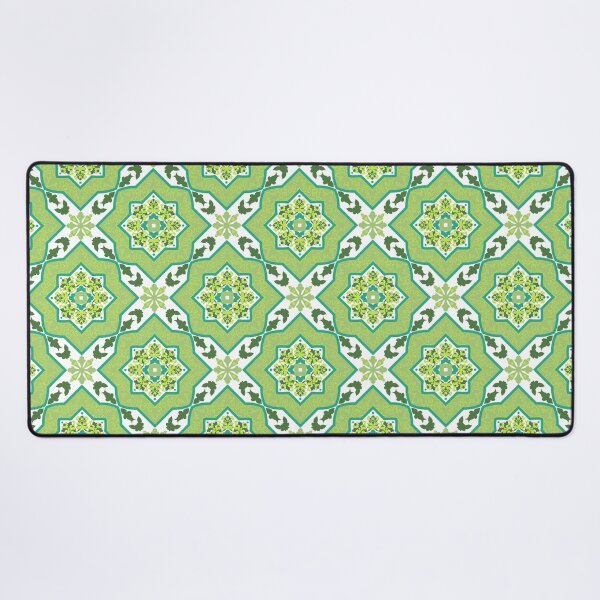 Item preview, Spanish geometric pattern green shades  designed and sold by urban-color.