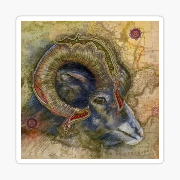 Item preview, Warrior Ram designed and sold by Alma Lee.