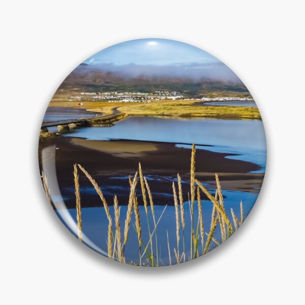 Item preview, View on Saudarkrokur and Skagafjordur, Iceland designed and sold by Lyl Dil Creations.