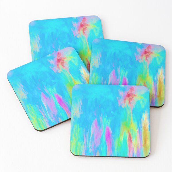 Item preview, Abstract colorful painting designed and sold by Crazyfitzartz.