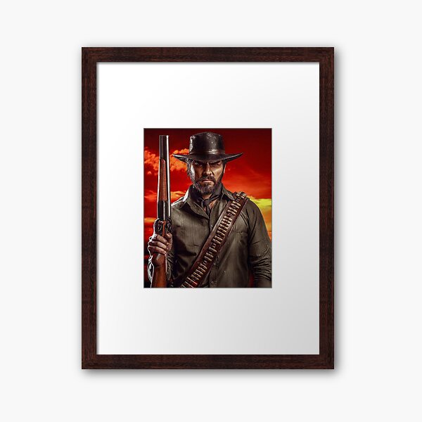 Arthur Morgan RDR2 Mounted Print for Sale by rdrmaniac