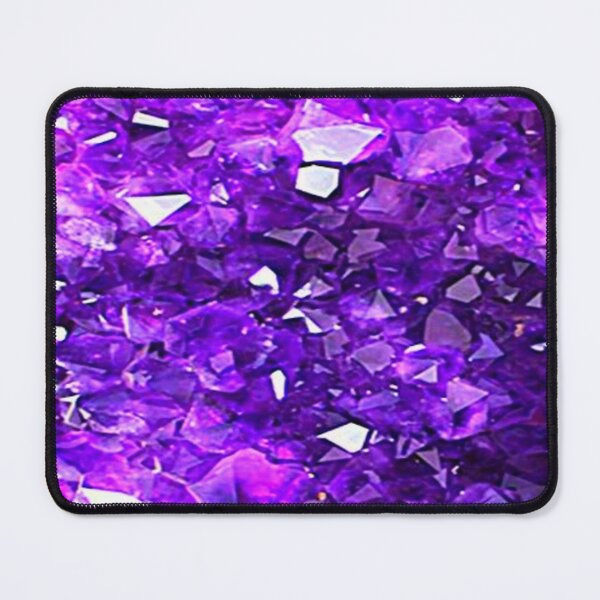 Item preview, PURPLE QUARTZ FEBRUARY GEM AMETHYST CRYSTALS ART designed and sold by sharlesart.